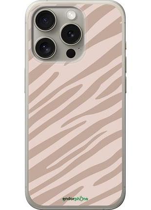 Чехол на iphone 15 pro зебра беж "4875u-3096-10746"