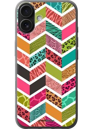 Чехол на iphone 16 plus шеврон v3 "1058u-3714-10746"