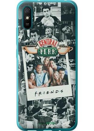 Чехол на xiaomi redmi 9a друзья friends сяоми редми 9а