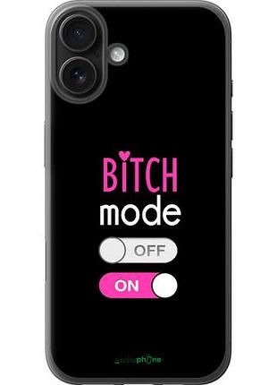 Чехол на iphone 16 plus bitch mode "4548u-3714-10746"