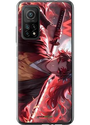 Чехол на xiaomi mi 10t аниме самурай сяоми ми 10т