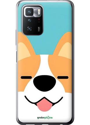 Чехол на xiaomi redmi note 10 pro 5g забавный корги сяоми редми ноут 10 про 5г
