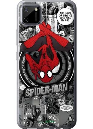 Чехол на realme c11 2020 человек паук, spiderman риалми с11 2020