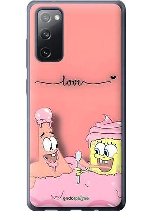 Чехол на samsung galaxy s20 fe g780f спанч боб, sponge bob самсунг с20 фе г780ф