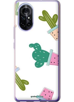 Чохол на huawei nova 8 кактуси в горщиках "3968u-2245-10746"