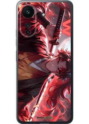Чохол на xiaomi redmi 13c аніме воїн