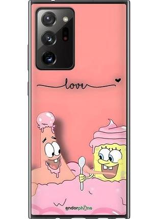 Чехол на samsung galaxy note 20 ultra спанч боб, sponge bob самсунг ноут 20 ультра