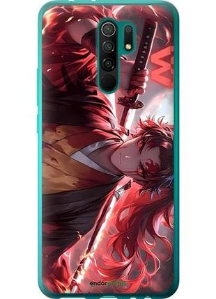 Чехол на xiaomi redmi 9 аниме самурай сяоми редми 9