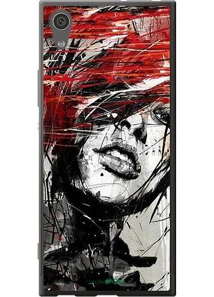 Чехол на sony xperia xa1 g3112 лицо девушки "1162u-964-10746"