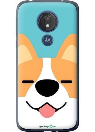 Чехол на motorola moto g7 power забавный корги моторола мото г7 повер