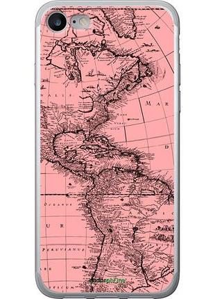 Чехол на iphone 7 карта "4794u-336-10746"