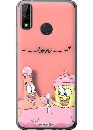 Чехол на huawei p smart 2020 спанч боб
