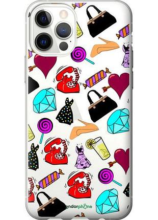 Чехол на iphone 12 pro stickers "4757u-2052-10746"