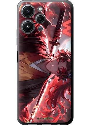 Чехол на xiaomi redmi 12 аниме самурай сяоми редми 12