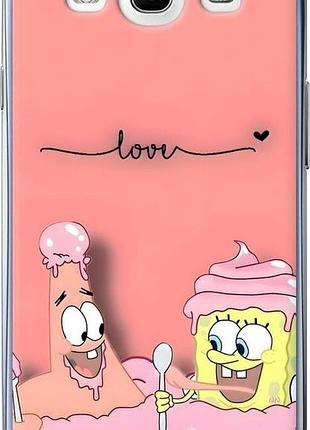 Чехол на samsung galaxy s3 i9300 спанч боб, sponge bob самсунг с3 и9300