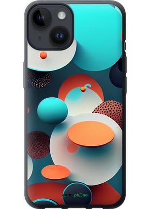Чохол на iphone 14 горошок абстракція "5608u-2648-10746"