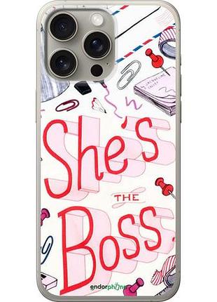 Чехол на iphone 15 pro max she's the boss "4254u-3098-10746"