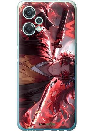 Чехол на oneplus nord ce 2 lite аниме самурай 1+ норд се 2 лайт