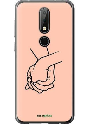 Чехол на nokia 6.1 plus руки "4896u-1539-10746"
