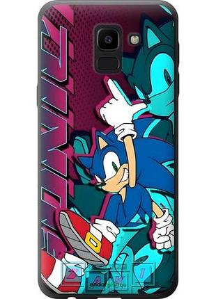 Чехол на samsung galaxy j6 2018 соник sonic самсунг й6 2018