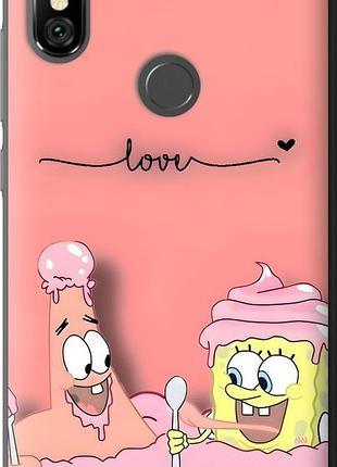 Чехол на xiaomi redmi note 6 pro спанч боб, sponge bob сяоми редми ноут 6 про