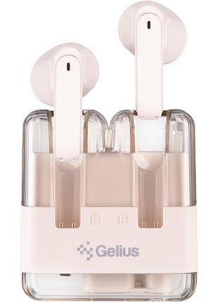 Навушники bluetooth бездротові gelius monster gp-tws043 з мікрофоном та шумозаглушенням enc beige