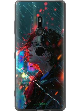 Чехол на sony xperia xz3 h9436 ночные огни "6096u-1540-10746"