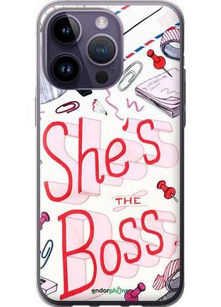 Чехол на iphone 14 pro max she's the boss "4254u-2667-10746"