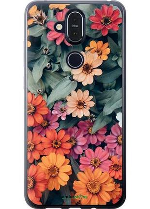 Чехол на nokia 8.1 beauty flowers "4050u-1620-10746"