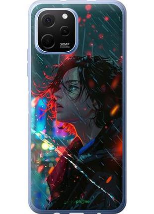 Чехол на huawei nova y61 ночные огни "6096u-2983-10746"