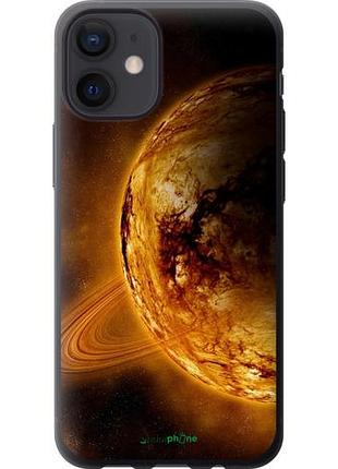 Чохол на iphone 12 mini жовтий сатурн "170u-2071-10746"