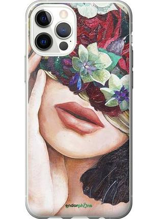 Чехол на iphone 12 head flower "4460u-2053-10746"