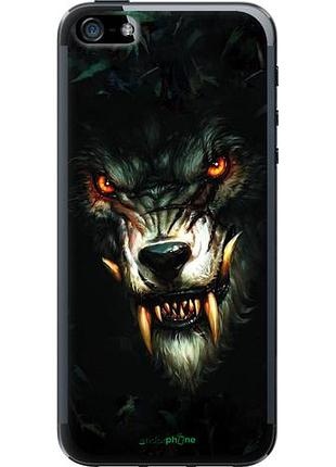 Чехол на iphone se дьявольский волк "833u-214-10746"