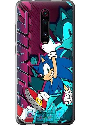 Чехол на xiaomi mi 9t соник sonic сяоми ми 9т