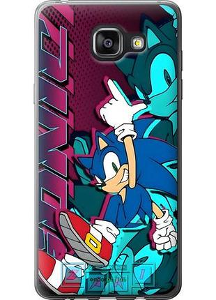 Чехол на samsung galaxy a5 (2016) a510f соник sonic самсунг а5 (2016) а510ф