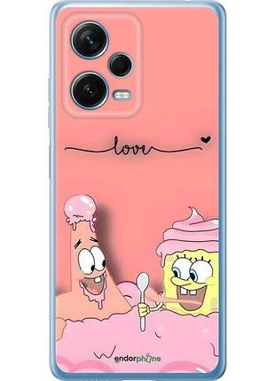 Чехол на xiaomi redmi note 12 pro+ 5g спанч боб, sponge bob сяоми редми ноут 12 про+ 5г