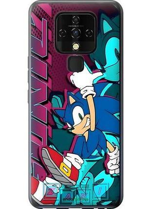 Чехол на tecno camon 16 se ce7j соник sonic текно камон 16 се се7j