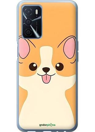Чехол на oppo a16 милый пес оппо а16