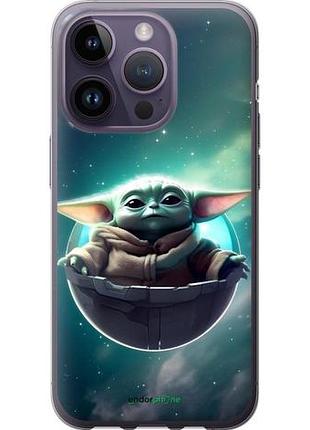Чехол на iphone 14 pro малыш йода, грогу айфон 14 про
