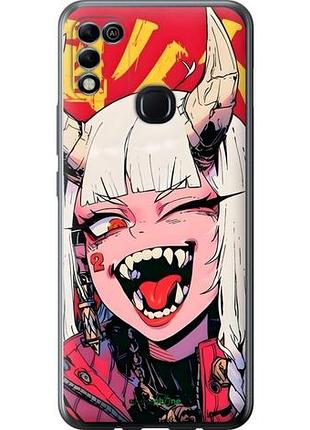 Чехол на infinix hot 11 play аниме демон инфикс хот 11 плей