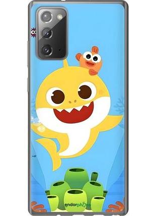 Чехол на samsung galaxy note 20 бейби шарк самсунг ноут 20