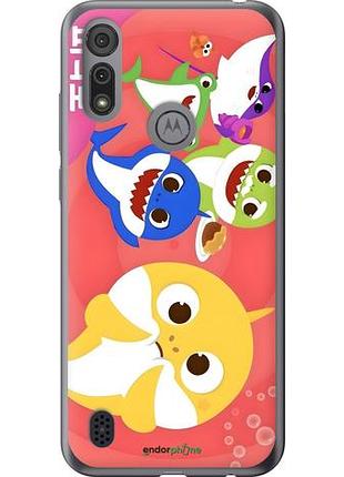 Чехол на motorola e6i бейби шаркс моторола е6и