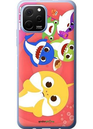 Чехол на huawei nova y61 бейби шаркс хуавей нова у61
