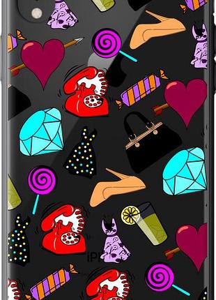 Чехол на iphone xr stickers "4757u-1560-10746"