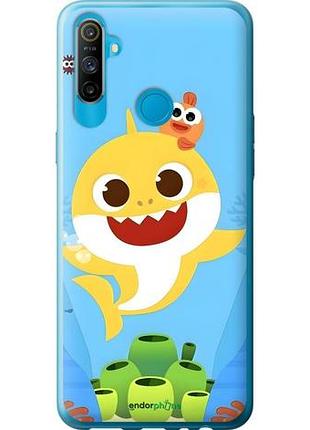 Чехол на realme c3 бейби шарк