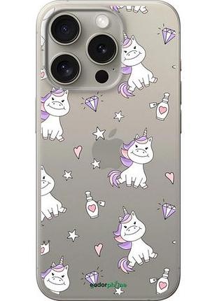Чохол на iphone 15 pro єдиноріжок v2 "4703u-3096-10746"