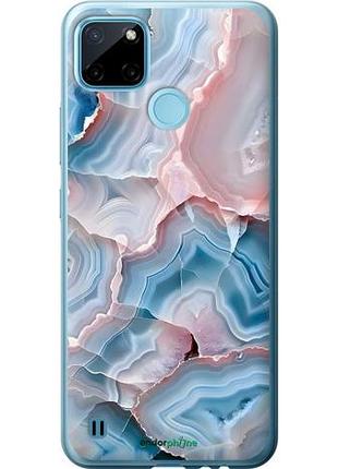 Чехол на realme c25y мрамор риалми с25у