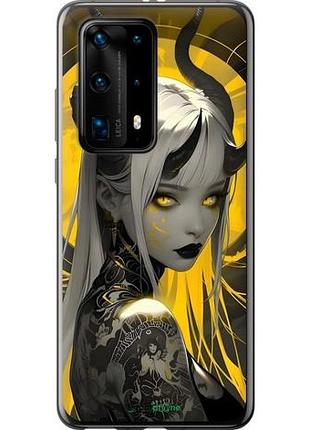 Чехол на huawei p40 pro plus аниме демон 2 хуавей п40 про плюс2
