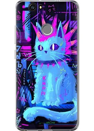 Чехол на huawei nova кот панк хуавей нова