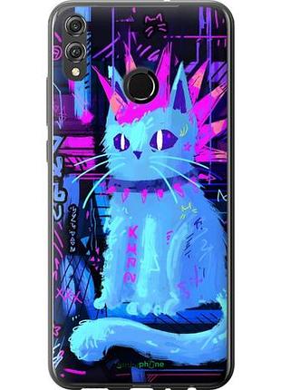 Чехол на huawei honor 8x кот панк